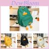 Duck Cartoon School Backpack For Kids With Breathable Nylon Material For Daily Use