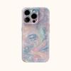 Pastel Galaxy Swirl Phone Case for IPhone 17AIR 16E 16 15 14 13 12 11 17 Pro Max Plus Double-layer Back Cover