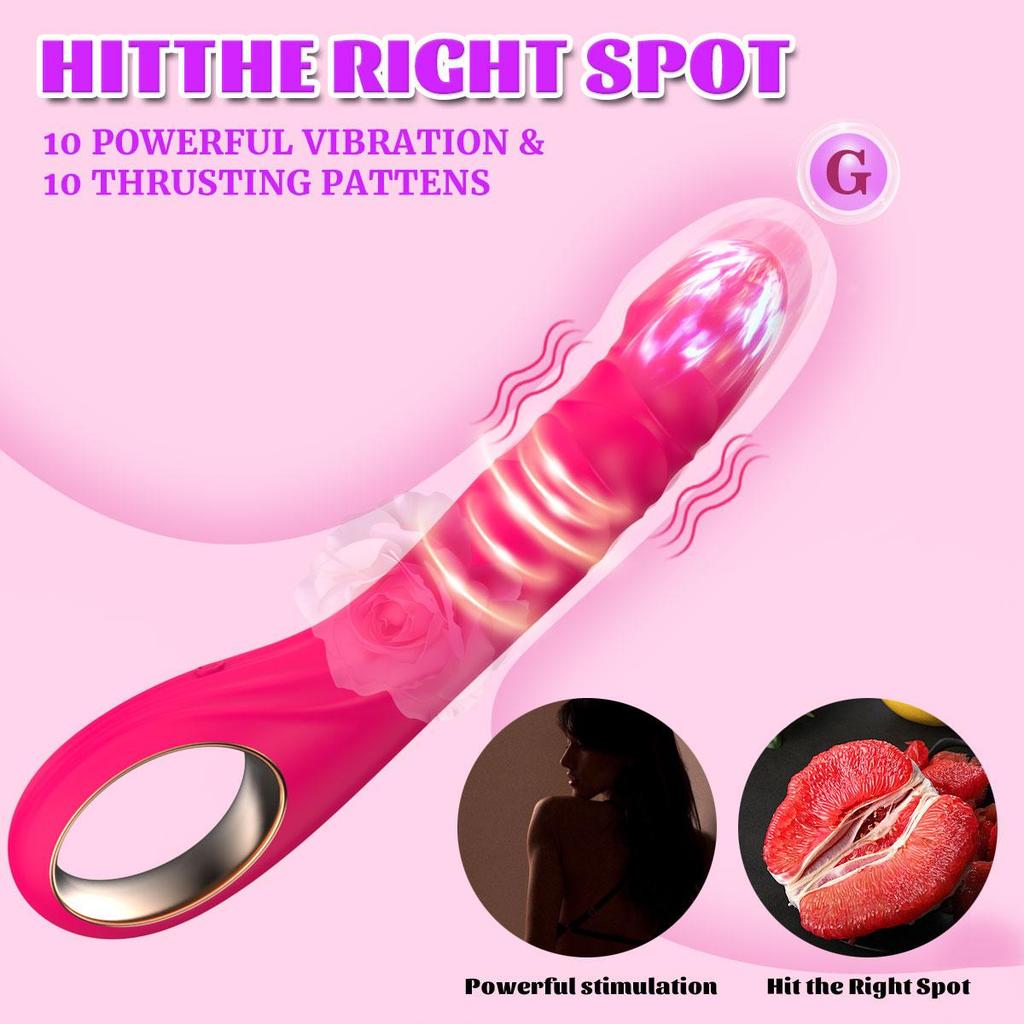 Clit Vibrator Vagina Stimulator Vibrating G-Spot Massager Adult Sex Toys for Women
