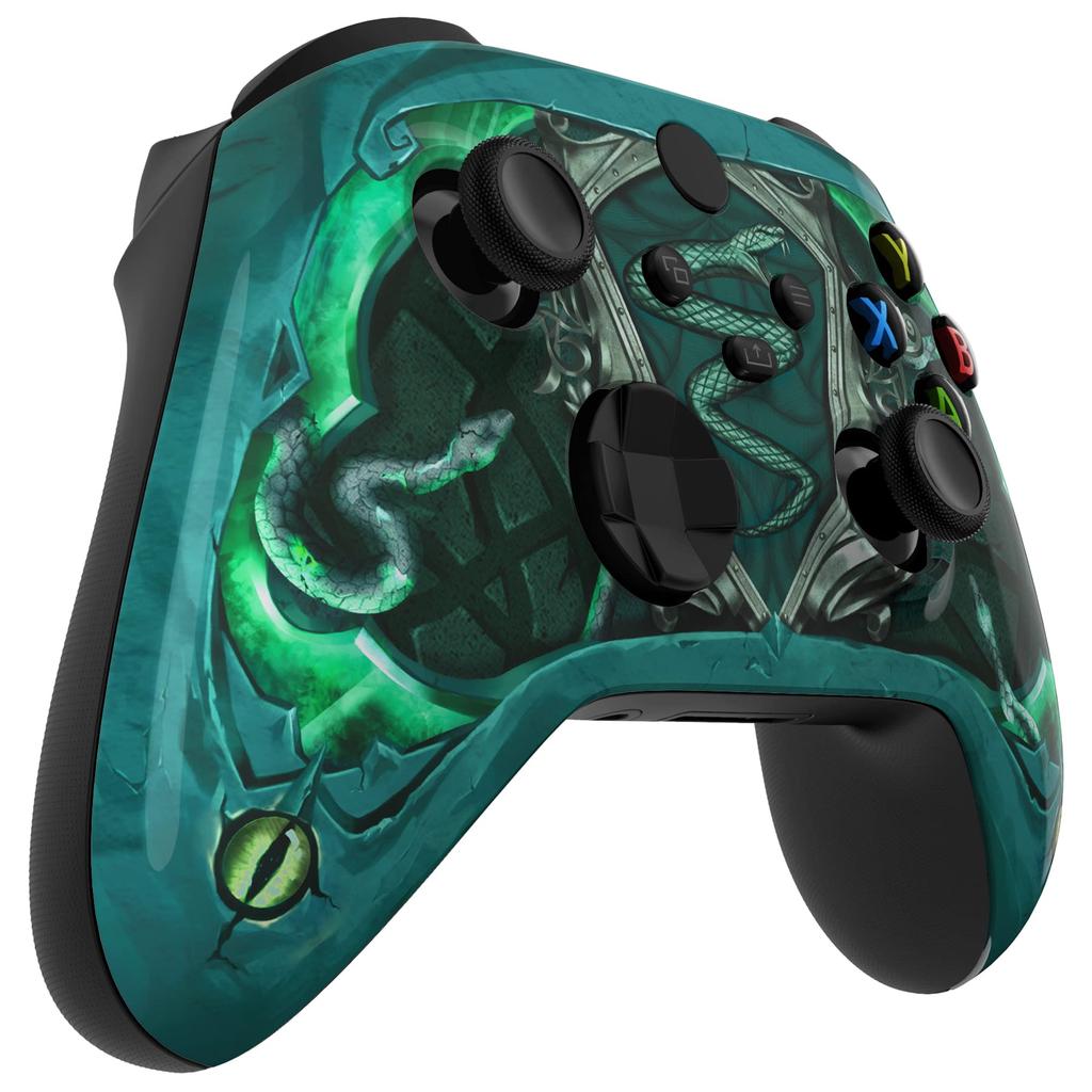 Custom Front Housing Shell for Xbox Series with Cover Faceplates for Xbox Series and Xbox Core Controllers Not eXtremeRate's X/S Controllers,