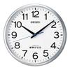 Seiko Clock Wall Clock, Office Type, Radio Controlled, Seiko Nextime, Silver Metallic, Diameter 350 x 48 mm, ZS253S