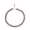 Cotton Rope Swing with Rotating and Climbing Circle for Birds
