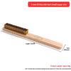 Wenwan Copper Wire Brush for Rust and Stain Removal - Hog Bristle & Steel Wire with Wooden Handle