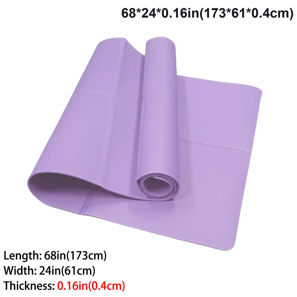 Foldable Yoga Mat Eco Friendly EVA Folding Travel Fitness Exercise Mat 3mm/4mm/6mm Thicknesses for Yoga Pilates & Floor Workouts