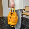 Drawstring pleated shoulder bag travel travel leisure cross-body bucket bag