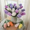 Pink Artificial Hyacinth Flowers Floral Display Decorative Artificial Faux Plants Simulation Fake Silk Flower Flower Arrangement