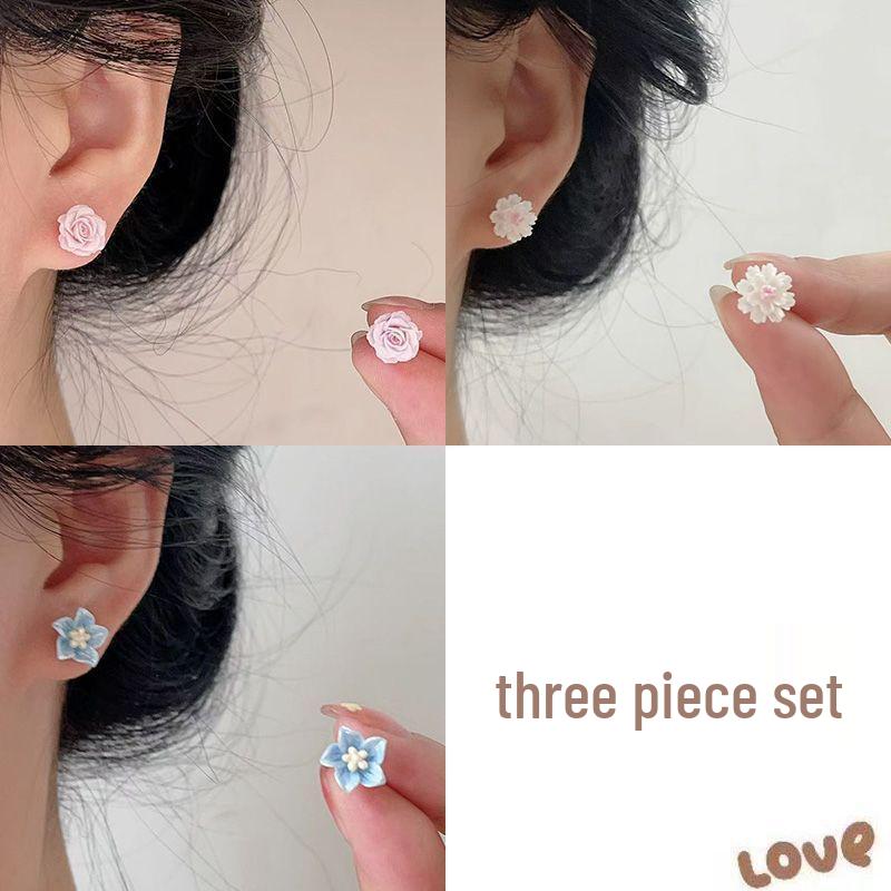 Pink Rose Magnetic Ear Cuff for Women: 2025 Sweet Style, Light Luxury High-End Earrings