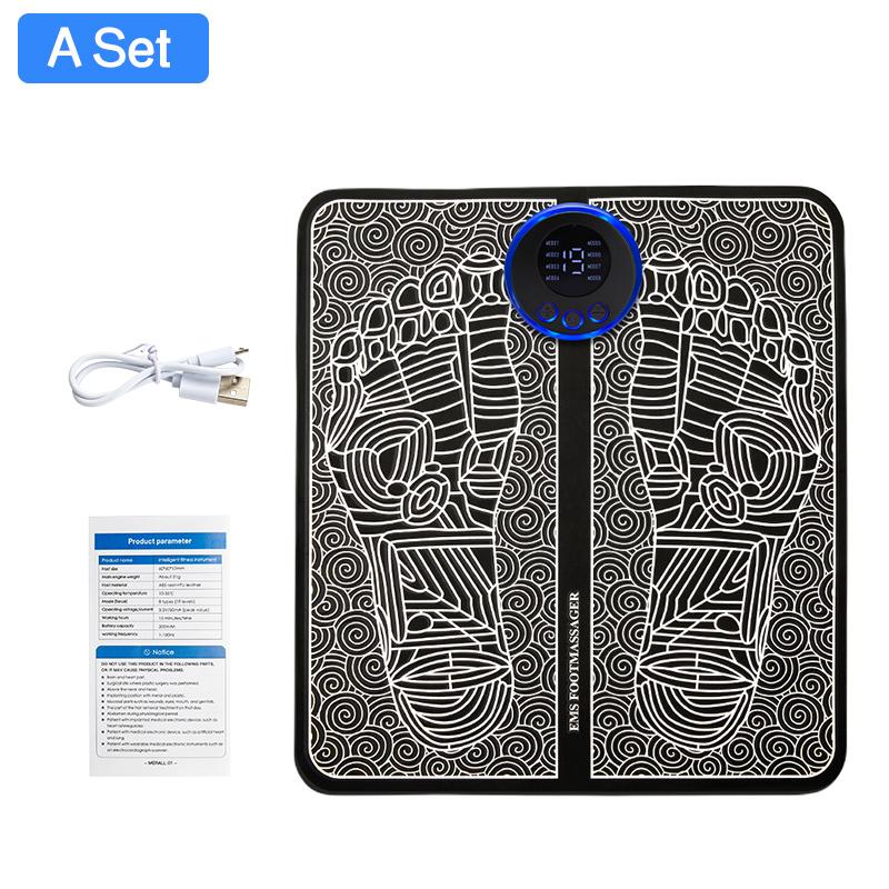 

Электрический EMS массажер для ног, подушка, облегчение боли, расслабление ног, массажный коврик для акупунктурных точек, ударная стимуляция мышц, улучшение кровообращения