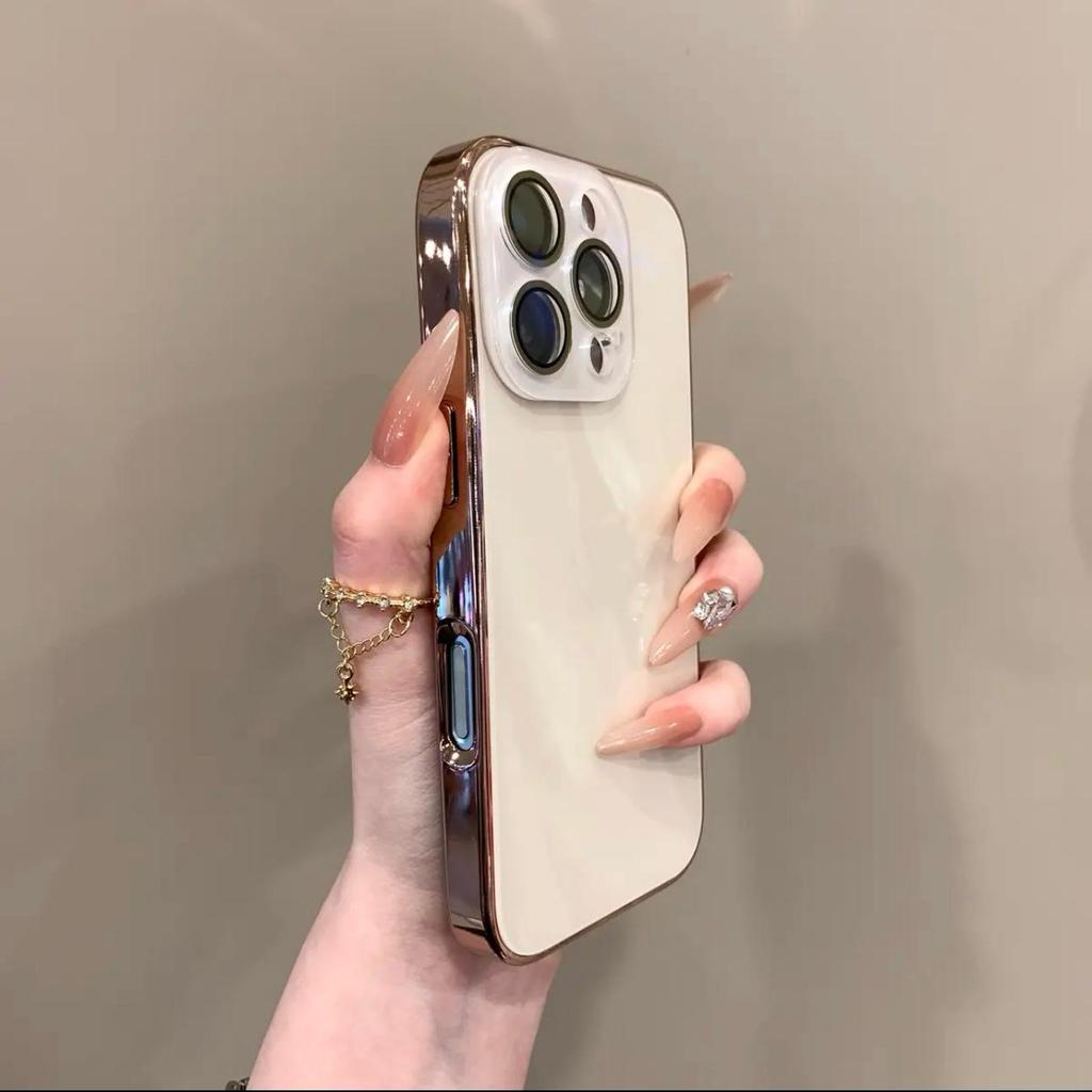 Magnetic Full Coverage Mirror Lens Case for Apple iPhone 15/16 Pro Max