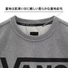 VANS Tops Classic Crew Sweatshirt Sweatshirt with Ribbed Sleeves and Fleece Lining Crew Neck Dance Skateboard Street Casual Black X Men's (L, White)