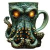 Cthulhu-Inspired Octopus Beer Mug Medieval Pirate Viking Tankard 3D Dragon Collector Cup for Bar Home Decor Unique