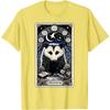 Opossum Tarot Card Goth Possum Witchcraft Gothic Occult Graphic Tee for Men