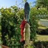 Colored Fish Wind Chime Hanging From Your Porch Or Deck Weather-Resistant And Artistic Wind Chimes Mobile Create Atmosphere