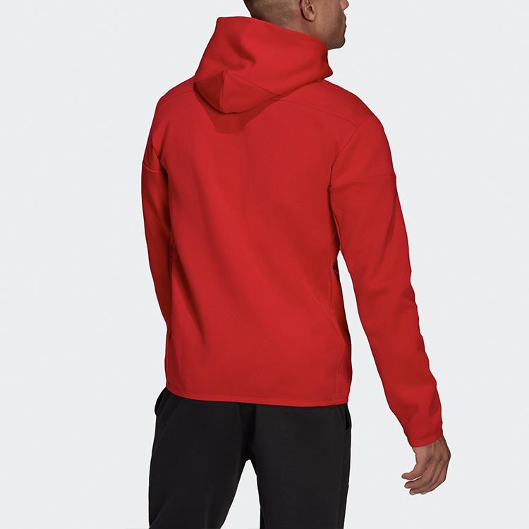Adidas Zne Fz Training Hooded Jacket Men Jackets Light-Crimson GQ6210