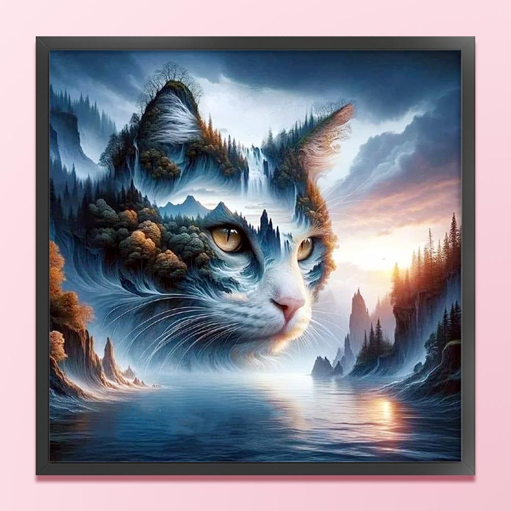 Full Embroidery cotton Thread 11CT Printed Animal Cross Stitch Kit Art