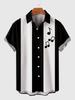 Nuova Moda Elementi Musicali Arte Hawaiana Note Stampa 3D Camicia a Maniche Corte Moda Camicie Hawaiane Per Uomo Harajuku