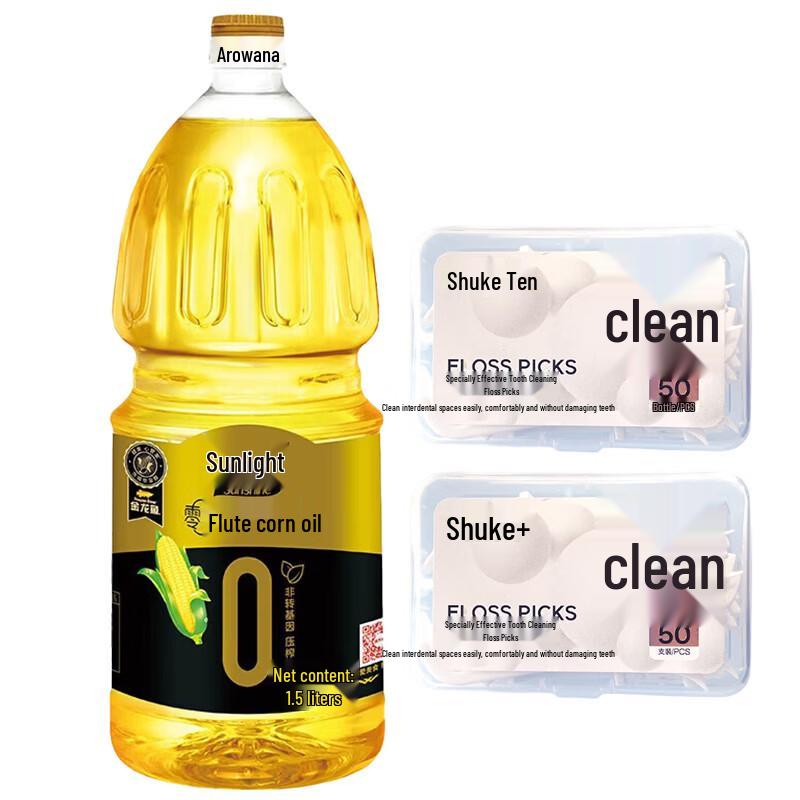 

Shuke Dental Floss Picks & Corn Oil Bundle