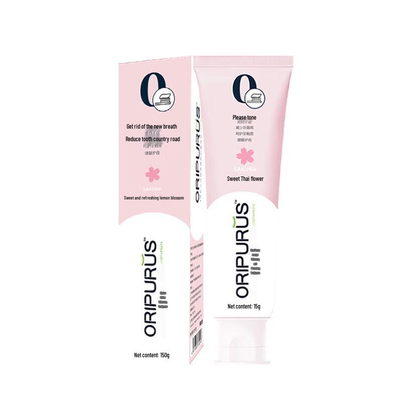 Oripurus Cherry Blossom Whitening Gum Care Toothpaste