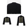 Napoleon Military Jacket For Women Long Sleeve Casual Autumn Outerwear With Button Details