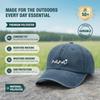 [Casual Nana Baseball Cap] Vintage Washed Unisex Letter "nana" Print  Polyester Adjustable Soft Fabric Daily Wear Baseball Hat - Dad Hat,