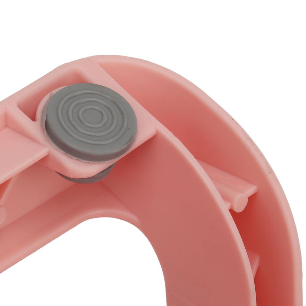 Pink Baby Bath Support, Klappbarer, herzförmiger Babybadewannenhalter