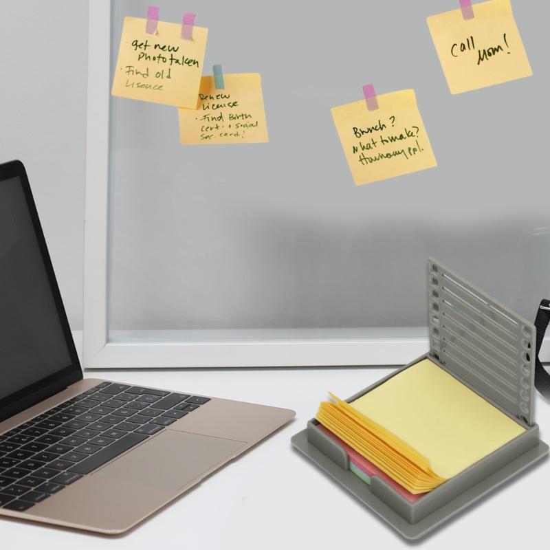 2pc Sticky Note Stencil Template for Efficient Organization and Precisions Planning Daily Planner Holder Container