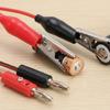 4mm Banana Plug To Alligator Clip Multimeter Test Leads Electrical Test Equipment Leads Oscilloscopes Two-End Connector Supplies