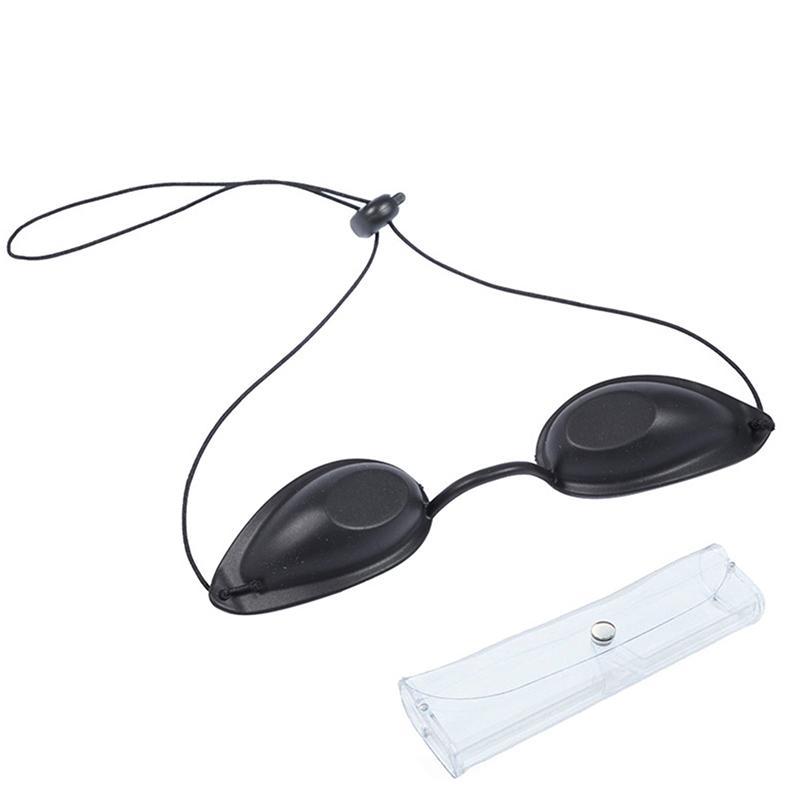 

Регульовані Лазерні Захисні Окуляри М яка Маска для Очей для IPL LED UV Фототерапії Краси Обладнання для Солярію чорний