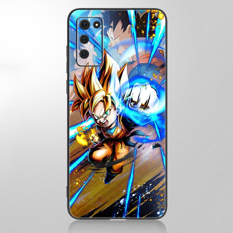 Husa din Japonia Anime Kid Goku pentru Samsung Galaxy A12 A02S A22 A32 A52 A72 A71 A51 A41 A31 A21 A11 A50 A70 A10S A20S Husa moale neagra
