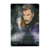 Segni Metallica Vintage Johnny Hallyday Personalizzati Cantante Rock Francese Placca di Latta Cancello Giardino Bar Decorazione Murale 30x20cm