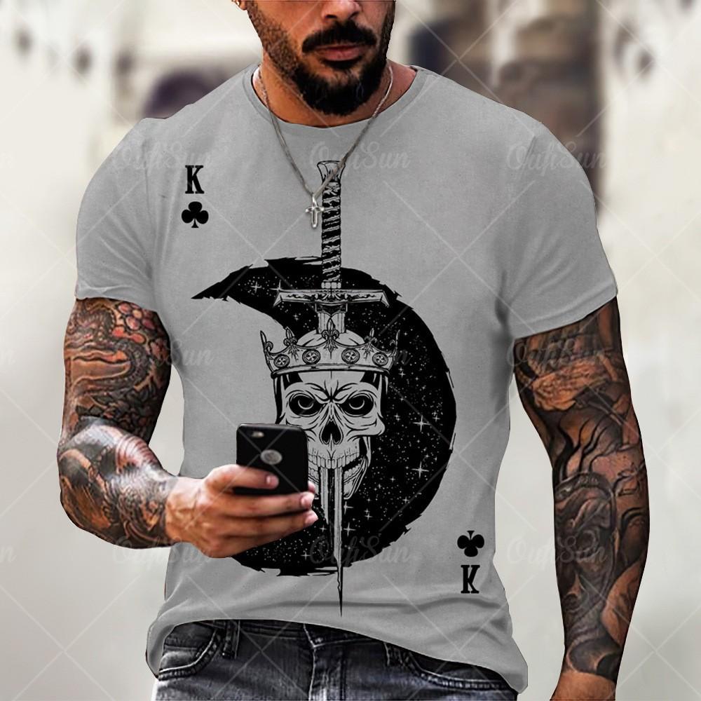 

Beach Short Sleeved 3D Digital Printed T-shirt Large Men s Short Sleeved T-shirt S