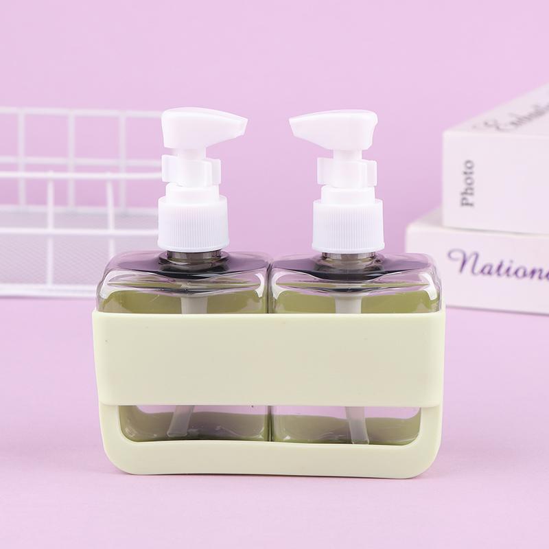 Ensemble de Bouteilles de Voyage 2/3/4-en-1 Combinaison Shampooing Gel Douche Savon pour les Mains Lotion Flacon Vide Fractionné Kit de Voyage Accessoires