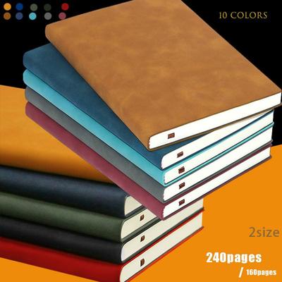 A6 Sheepin Notebook Leather Office Journal Diary Notepad Stationery Student Class Lined NoteBook