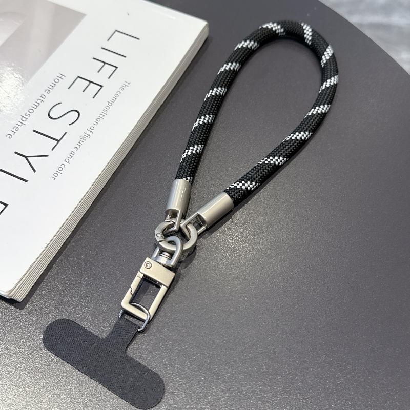 Portable Mobile Phone Hand Wrist Straps Nylon Colorful Anti-Fall Lanyard With Gasket Detachable Cellphone Hanging Cord