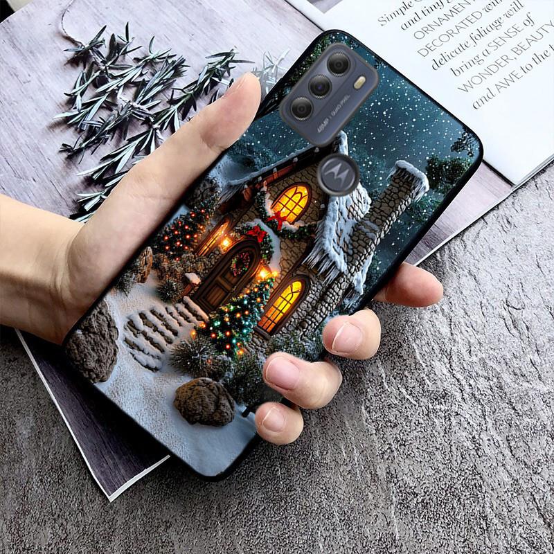 

Phone Case For Moto G85 G55 G05 G14 G75 G31 G50 G10 G20 G30 G60 G13 G32 G84 G54 G53 G72 G24 Power Cute Christmas Deer Tree Moto G14