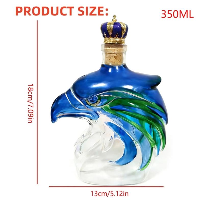 Premium Whiskeys Aerators Gift Set For Football Fan Feature Intricate Seahawk Sculpture And Durable Glass Construction