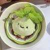 Japanese Cartoon Cabbage Plush Toy Pendant Keychain Creative Simulation Vegetable Plush Toy Bag Decor Keychain Cute Gift