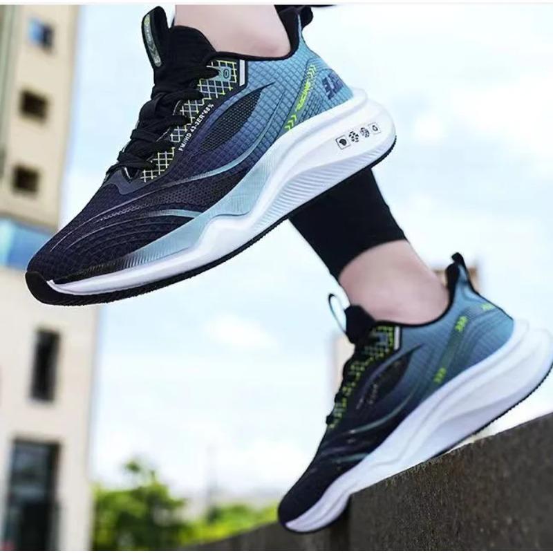New Summer Sports Shoes Flying Woven Lace-Up Casual Shoes Breathable Running Shoes  Trendy Comfortable Mesh Shoes M788