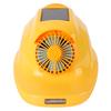 Casco Solar 5 Velocidades Doble Ventilador de Refrigeración Luz Fuerte Brillante Casco de Seguridad para Construcción