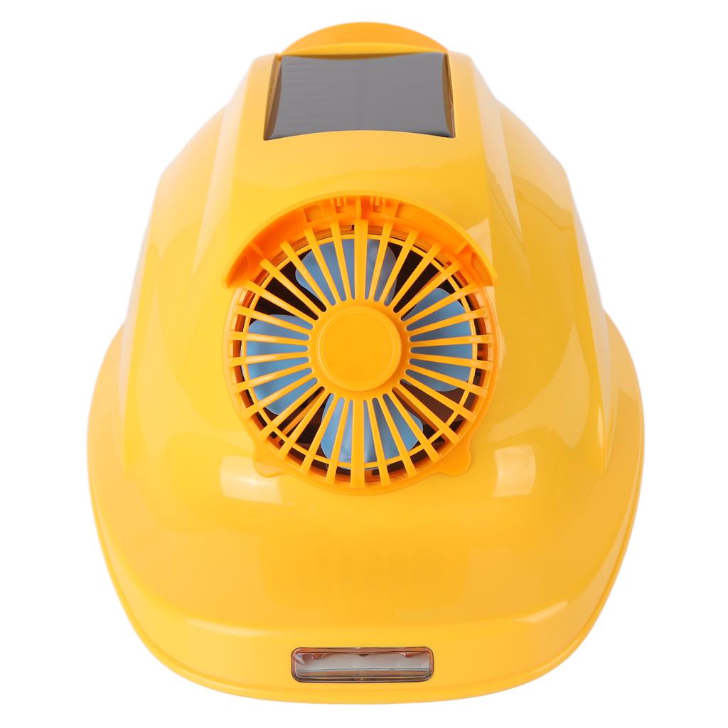Casco Solar 5 Velocidades Doble Ventilador de Refrigeración Luz Fuerte Brillante Casco de Seguridad para Construcción