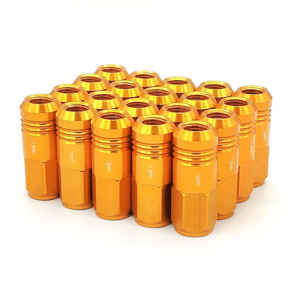 20Pcs Car Lug Wheel Nuts Screw M12 X1.25/ 1.5MM Aluminum Universal Racing Wheel Lug Nuts Extended For Nissan Honda Suzuki