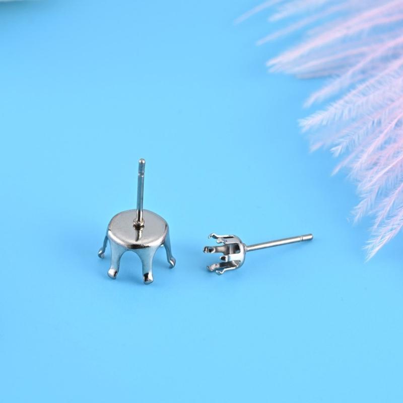 Multipacks Sturdy Stainless Steel Earring Posts Decoration for Sensitive Skin and Professional Jewelry Crafting