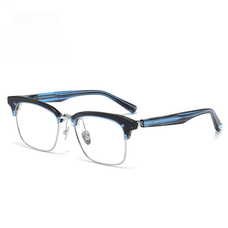 999 M-97 Flip up Clip Eyeglasses Handmade in Japan Acetate Titanium Classical Optical Prescription Personalized Glasses