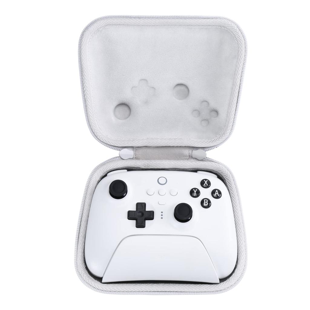 Aenllosi Storage Case for 8bitdo Ultimate 2/Ultimate Wireless/Wired Controllers and Charging Dock, Off-White (Case Only)