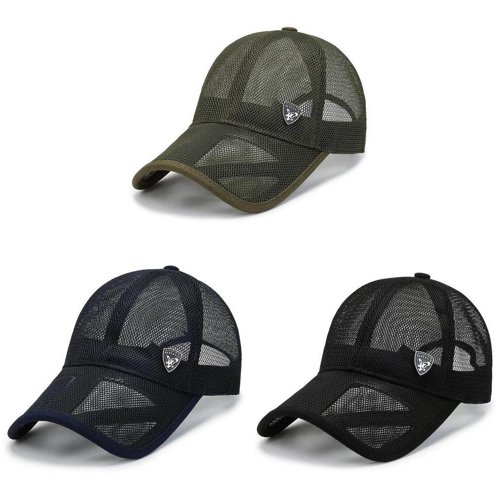 Mens Adjustable Summer Baseball Hat With Ventilated Design For Fishing And Beach