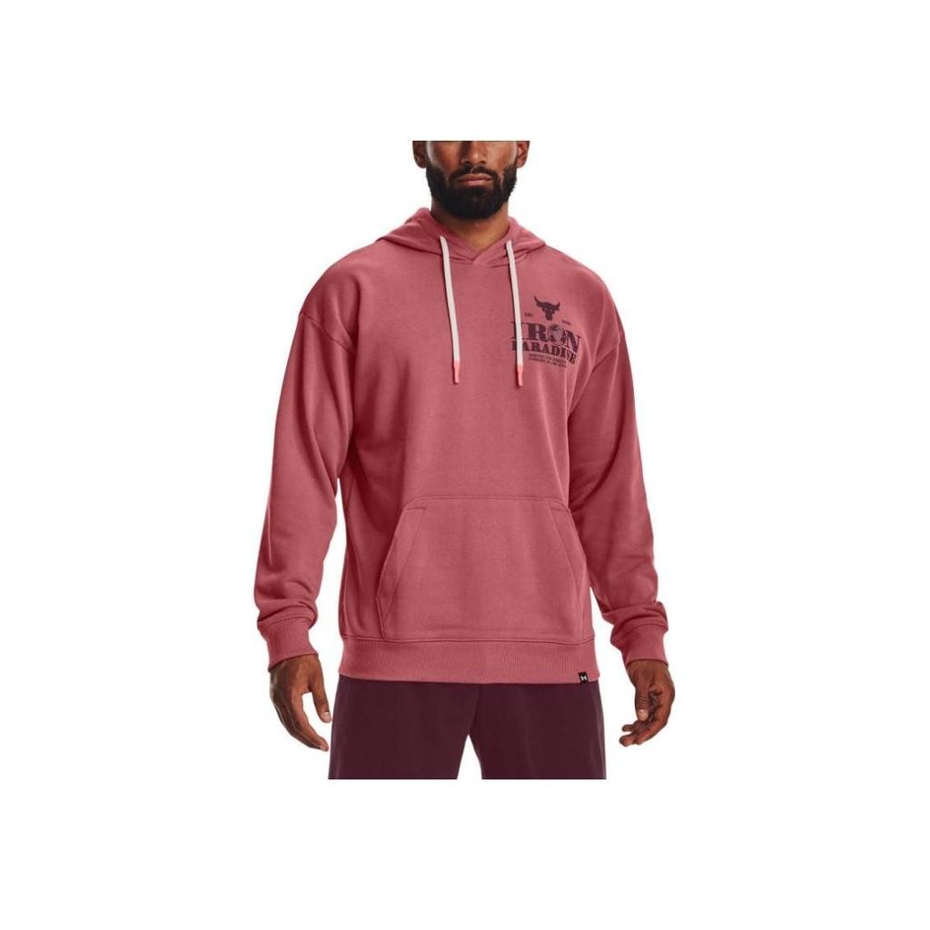 Under Armour Graphic Print Fleece Hoodie Men Red 1373562-600
