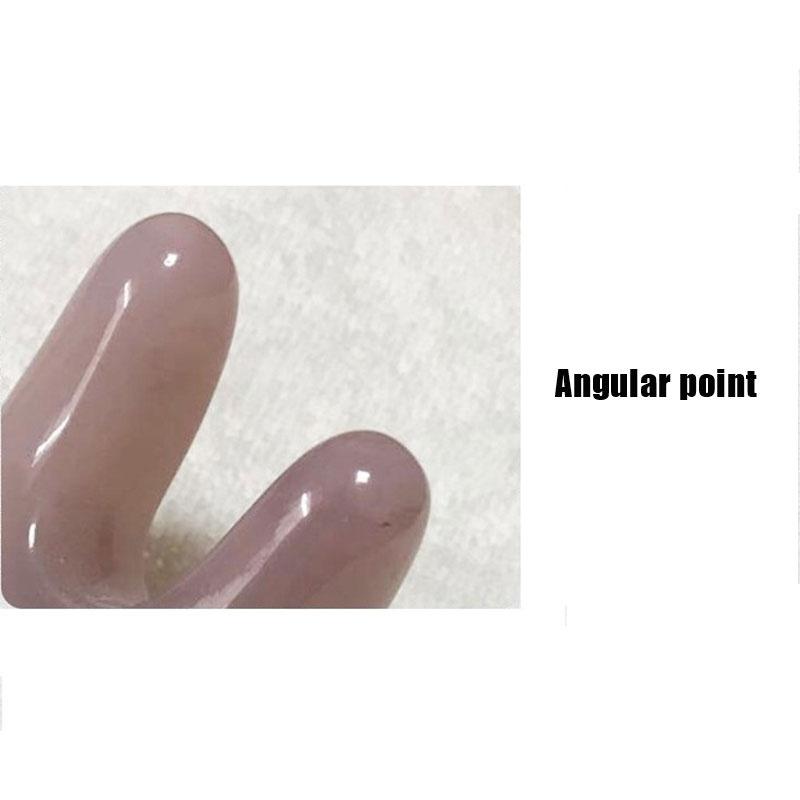 Natural Rose Quartz Stone Gua sha Face,Neck Body Gua Sha Board Massager