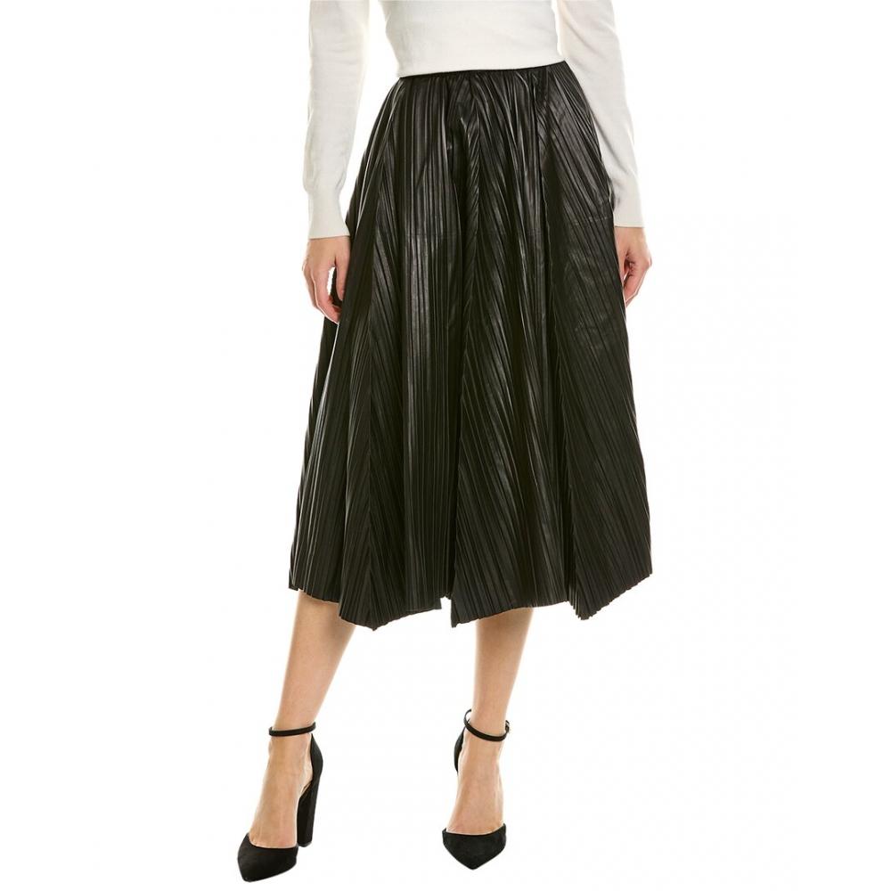 

Salvatore Ferragamo Ferragamo Leather Maxi Skirt Black EU 38 (S)