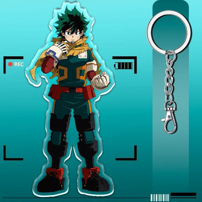

A 12cm My Hero Academia Item Acrylic Keychain Student Backpack Pendant Accessories Halloween Decoration Children s Holiday Gifts 12CM