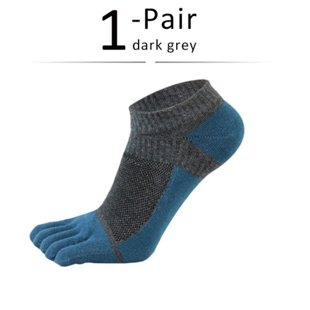 Cotton Shaping Socks Anti Friction No Show Ankle Socks Five Finger Socks Ankle Socks Men's Socks